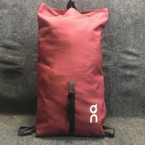 On Cloud Ambassador Maroon/Black  Running Backpack Sack Run Bag w/ Front Logo